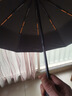暖心话全自动雨伞折叠大号男女双人晴雨两用防紫外黑胶防晒遮阳伞太阳伞 72骨升级款大伞-尊贵黑 实拍图