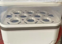 志高（CHIGO）煮蛋器 单双层蒸蛋器小蒸锅 智能定时自动断电 蒸鸡蛋羹神器早餐煮鸡蛋神器一体机2-3人 JPZDQ859 实拍图