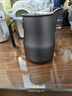 京东京造 尖嘴拉花杯304不锈钢加厚奶泡杯花式咖啡壶600ml拉花缸 星空黑 实拍图