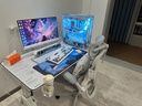 傲风A4Pro电竞桌实木电动升降办公桌电脑书桌子白1.2*0.6m 实拍图