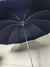 天堂 加大雨伞三折 晴雨两用商务伞经典格纹10骨大雨伞男女 藏青 实拍图