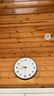 京东京造 木语系列挂钟 钟表挂墙时钟客厅电子钟35cm摩卡棕 实拍图