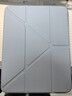 【追剧必备】2025新款ipadair7保护壳透明11代保护套5Pro带笔槽3Y苹果平板防弯摔全包轻薄亚克力 【星云蓝】Y型三角结构/稳固支撑/带笔槽 iPad 第11代 2025款（11英寸） 实拍图