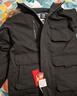 京东京造进口极寒95鹅绒服羽绒服男外套女冬季新款中长款新年 黑色 2XL 实拍图