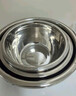 炊大皇304不锈钢盆筛五件套 加厚洗菜盆和面盆调料腌肉盆米筛五个组合装 实拍图