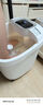 飞利浦（PHILIPS）泡脚桶躺泡免洗电动按摩足浴盆UV杀菌小白桶智能恒温加热软胶泡脚盆3222F 三八节礼物实用礼物 实拍图