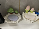 范爷家放青松沥水肥皂盒陶瓷创意香皂盒置物架卫生间浴室家用不积水皂碟 实拍图