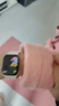 Apple/苹果 【女神节】Watch S11 智能手表GPS款42毫米玫瑰金色铝金属表壳淡桃粉色运动型表带S/M 实拍图