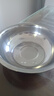 不锈钢盆加厚大盆洗脸盆洗菜盆家用大号盆洗澡洗衣加厚盆洗菜盆 加厚不锈钢大盆 30CM【1个装】 实拍图