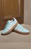 adidas「T头鞋」BARREDA板鞋德训鞋男女阿迪达斯轻运动 薄荷绿/汉玉白/树脂黄   43 实拍图