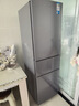 美的（Midea）220L三门冰箱灰色一级能效租房家用客厅宿舍小型冰箱三开门低耗省电低音运行MR-231T【国家补贴】 实拍图