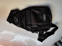 运动跑步包男休闲斜挎包手机包防泼水健身包女单肩包 黑色 实拍图