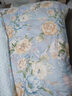 富安娜家纺 圣之花 床上四件套纯棉斜纹全棉套件单双人床单被罩 圣之花-【纯棉】风华系列-蓝海音 1.8米床 床单款 （被套230*229cm） 实拍图
