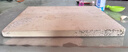 净木心银杏木砧板实木家用加厚切菜板整木防霉抗菌案刀板无漆无蜡 亚麻色 长方形 45*32*3cm 实拍图