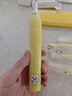 拜尔（BAIR）K7儿童电动牙刷充电式3-6-10-12-16岁以上小孩宝宝小学生男女童软毛声波自动 送孩子 学生款 【限定新色】活力黄 实拍图