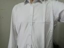 杉杉【含桑蚕丝】长袖衬衫男士莫代尔柔顺商务休闲免烫衬衣 19101 43 实拍图