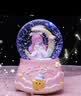 铂呐苓水晶球八音乐盒女孩生日礼物旋转木马送老师儿童3-14岁 月亮天使【音乐+灯光+雪花】 实拍图