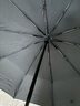 天堂 全自动雨伞三折 10骨加固一键开收易甩干简约晴雨伞 乌木黑 实拍图