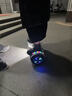 领奥智能儿童电动平衡车3-6-12岁体感8到10岁到15岁以上两轮自动平行车双轮成年人新款扭扭车 6.5吋高配白【平衡防抖+炫光轮】 实拍图