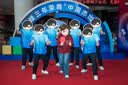 李宁（LI-NING）26新款乒乓球服短袖t恤比赛运动训练套装速干吸汗透气男女同款 蓝白【套装】中性款 AAYV115 XL 实拍图