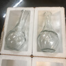 现代透明小口径ins风玻璃花瓶客厅餐厅民宿桌面插干花瓶装饰摆件 【2支装】ins风小口花瓶 实拍图