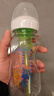 布朗博士玻璃奶瓶 6-9月宝宝断奶奶瓶 防胀气宽口奶瓶270ml 双兔 实拍图