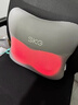 SKG 腰部按摩器V5腰靠靠垫车载护腰颈椎肩颈腿背部按摩仪热敷 生日三八女神妇女节礼物送妈妈母亲员工 卡其色-限定礼盒 实拍图