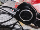 铁三角（Audio-technica）ATH-M50X BK 头戴式专业全封闭监听音乐HIFI耳机 黑色 实拍图
