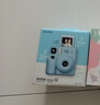 INSTAX富士instax立拍立得 一次成像相机 miniSE（mini7+升级款）蓝色 实拍图