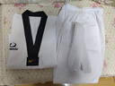 竞派道服跆拳道服成人儿童男 女款初学跆拳道服装专业训练服 160码 实拍图
