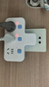 公牛（BULL）插座扩展器一转多/一转三插座/转换插头/转换器/插排/插线板 适用卧室、厨房  3位分控 蓝白 实拍图