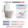 箭牌（ARROW）T50抽水马桶虹吸坐便器防臭座便双漩劲冲坐厕AEB12634M 305坑距 实拍图