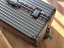 网易严选3.0升级铝框小金刚PC拉杆箱商务行李箱旅行箱神秘灰*磨砂28英寸 实拍图