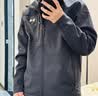 安德玛（Under Armour）UA秋冬Rival男子1/4拉链抓绒保暖长袖运动休闲卫衣1386016 黑色001 2XL 实拍图