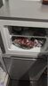 美的（Midea）112L两门小冰箱灰色双温小冰箱迷你家用宿舍租房灵活摆放节能低音深冷速冻 BCD-112CM 实拍图