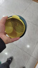 双层塑料洗菜盆沥水篮子厨房神器多功能客厅家用水果盘洗水果菜篮 青黄色 1个 实拍图