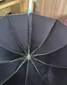 天堂 加大雨伞三折 晴雨两用商务伞经典格纹10骨大雨伞男女 藏青 实拍图