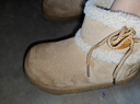 回力雪地靴女冬季新款厚底短筒加绒抗寒保暖耐磨棉鞋短靴 姜糖色 38 实拍图
