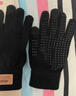 匹克冬季保暖手套防寒针织毛线手套户外骑行电动车防滑可触屏棉手套黑 实拍图