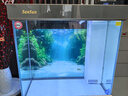 森森（SUNSUN）大型鱼缸底过滤水族箱客厅家用落地玻璃生态金鱼缸 【实时温显+灯控】纳米灰 0.6米长35cm宽 实拍图