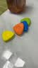 M&G文具彩色三角橡皮擦易握无邻苯无屑干净小学生专用铅笔橡皮擦字成线橡皮4块/盒 实拍图