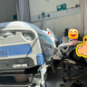 原始人 户外折叠椅躺椅便携式超轻钓鱼椅子沙滩露营导演椅美术生小凳子 【网纱透气款】卡其-带拆卸腿托四档调节 实拍图