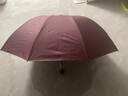 天堂 双人晴雨伞三折 晴雨伞三折10骨超大加固黑胶防晒伞 深邃蓝 实拍图
