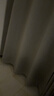 沫梵【窗帘+伸缩杆】高遮光窗帘免打孔安装布艺窗帘棉麻感卧室成品 浅灰(遮光93%左右) 适用窗宽1.6-2.1米【窗帘高1.8米】 实拍图