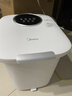 美的（Midea）泡脚桶足浴盆电解水杀菌加热自动按摩洗脚盆生日礼物送男女友长辈 ZL312极地白 实拍图