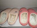 大嘴猴（paul frank）棉拖鞋女秋冬情侣时尚家居厚底毛绒保暖棉鞋男PF806 实拍图