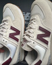 NEW BALANCE NB574官方休闲鞋女鞋复古舒适春季透气网鞋礼物轻便百搭运动鞋 米白色 WL574RCF 38 (脚长24.5cm)尺码详询客服 实拍图