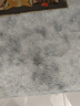 梦蜓长绒丝毛客厅地毯茶几卧室飘窗床边毯垫  简约银灰 70*160cm 实拍图