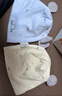 爱宝适婴儿帽子纯棉四季款0-6个月新生儿胎帽宝宝囟门帽2件装 蓝+黄S264 实拍图
