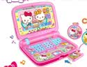 Hello Kitty正品凯蒂猫造型仿真发声玩具套装生日礼物女孩玩具手提电脑 实拍图